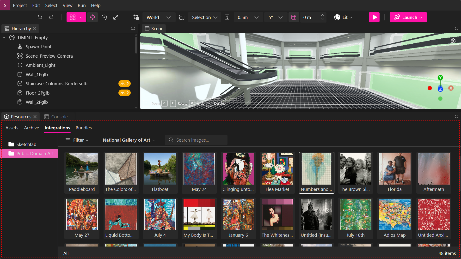 Architecture Kit Asset Panel