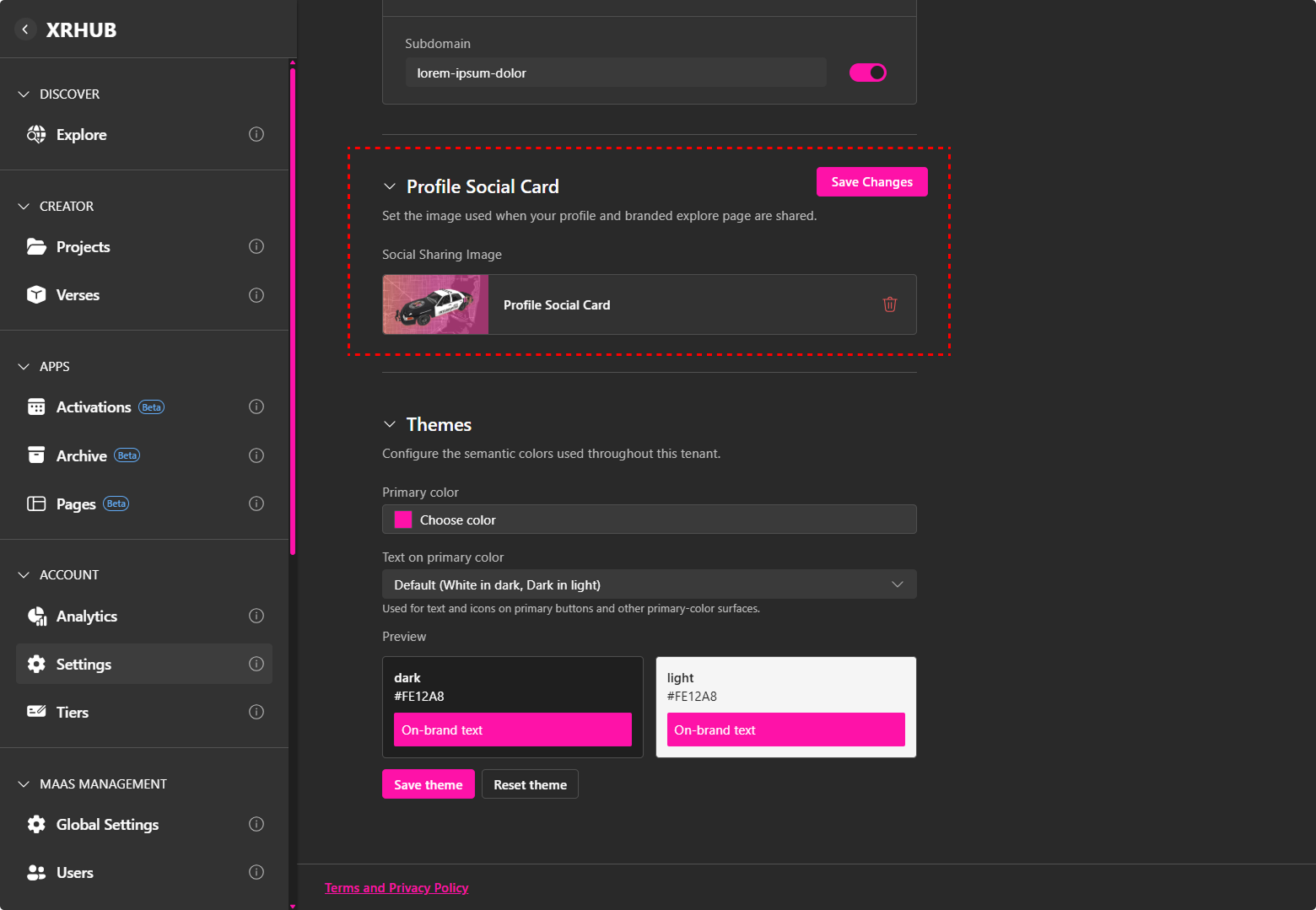 Create custom Avatar