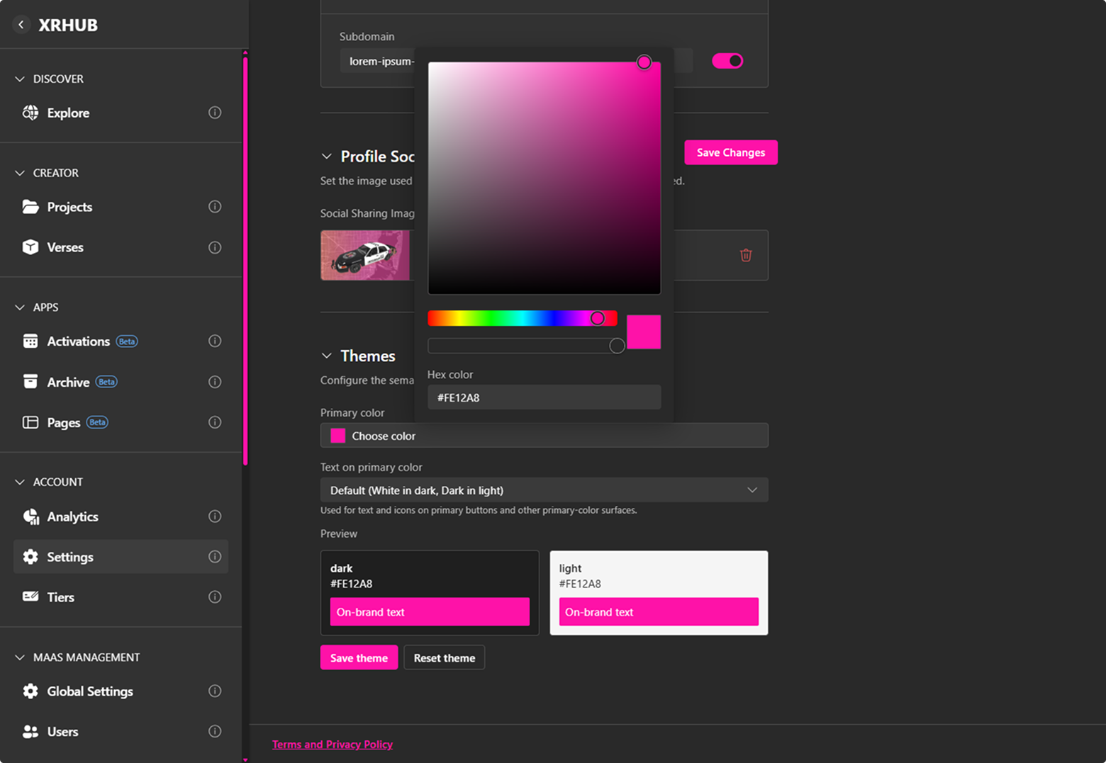 Create custom Avatar
