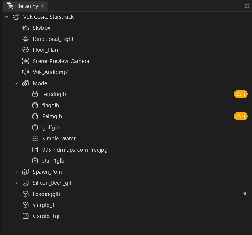 Hierarchy Panel